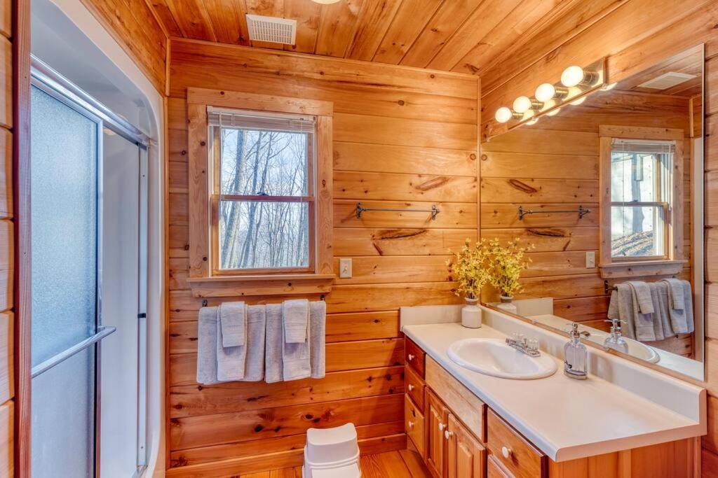Mtn Cabin Sleeps 10 - 5 Mins To Fishing & Camping Ellijay Exterior photo