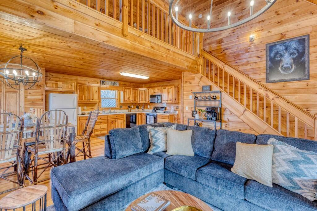 Mtn Cabin Sleeps 10 - 5 Mins To Fishing & Camping Ellijay Exterior photo