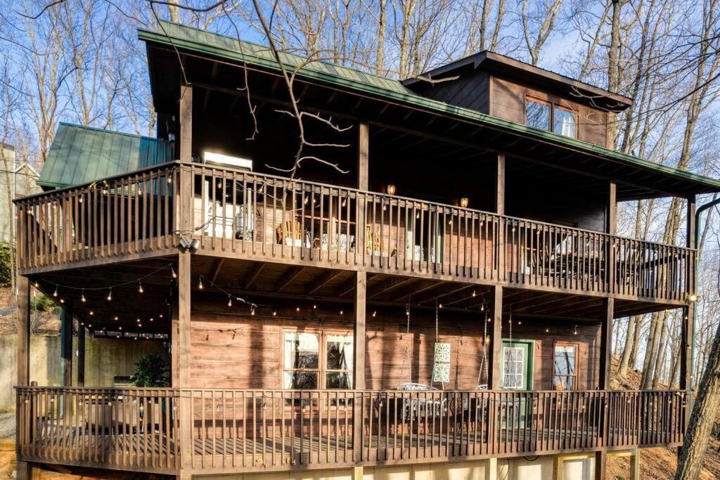 Mtn Cabin Sleeps 10 - 5 Mins To Fishing & Camping Ellijay Exterior photo